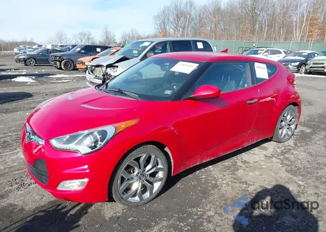 2015 Hyundai Veloster Re:flex из США, поврежденный, VIN KMHTC6AD1FU221595